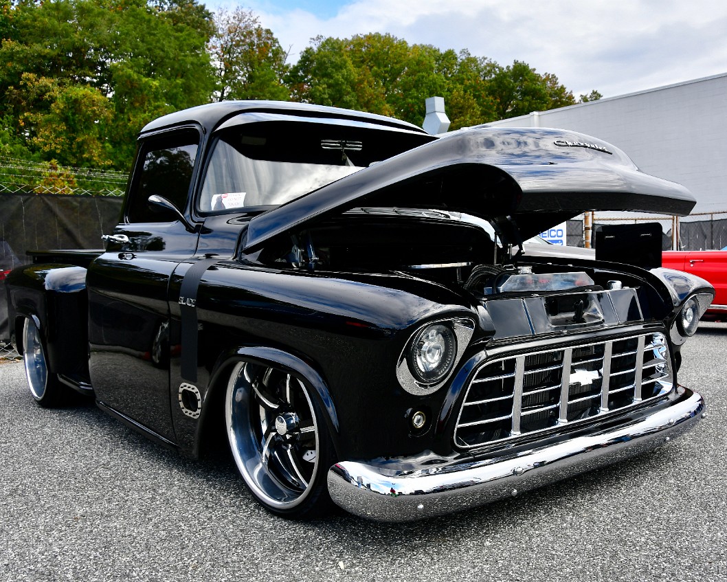 Imposing 1957 Chevy 3100 Blade in GM Black