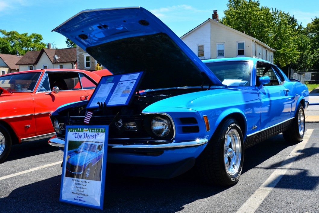 The Beast 1970 Mustang Mach I in Cool Blue The Beast 1970 Mustang Mach I in Cool Blue