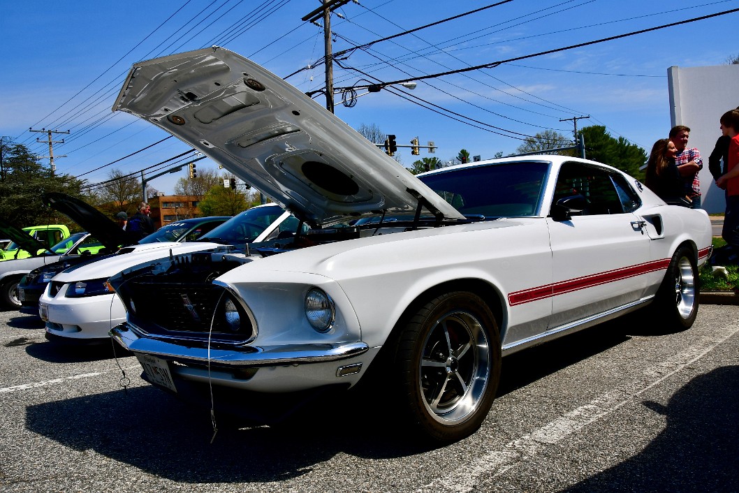 Ford Mustang Mach 1 in White
