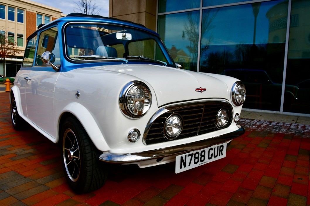 Cute Mini on the Bricks