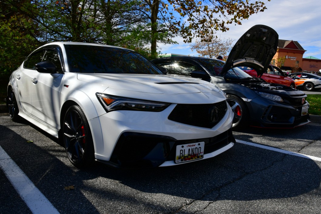 White 2024 Acura Integra Type S DE5 in Dappled Light