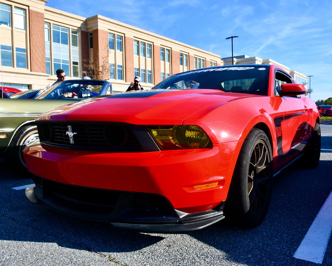 Big Red Ford Mustang Boss 302