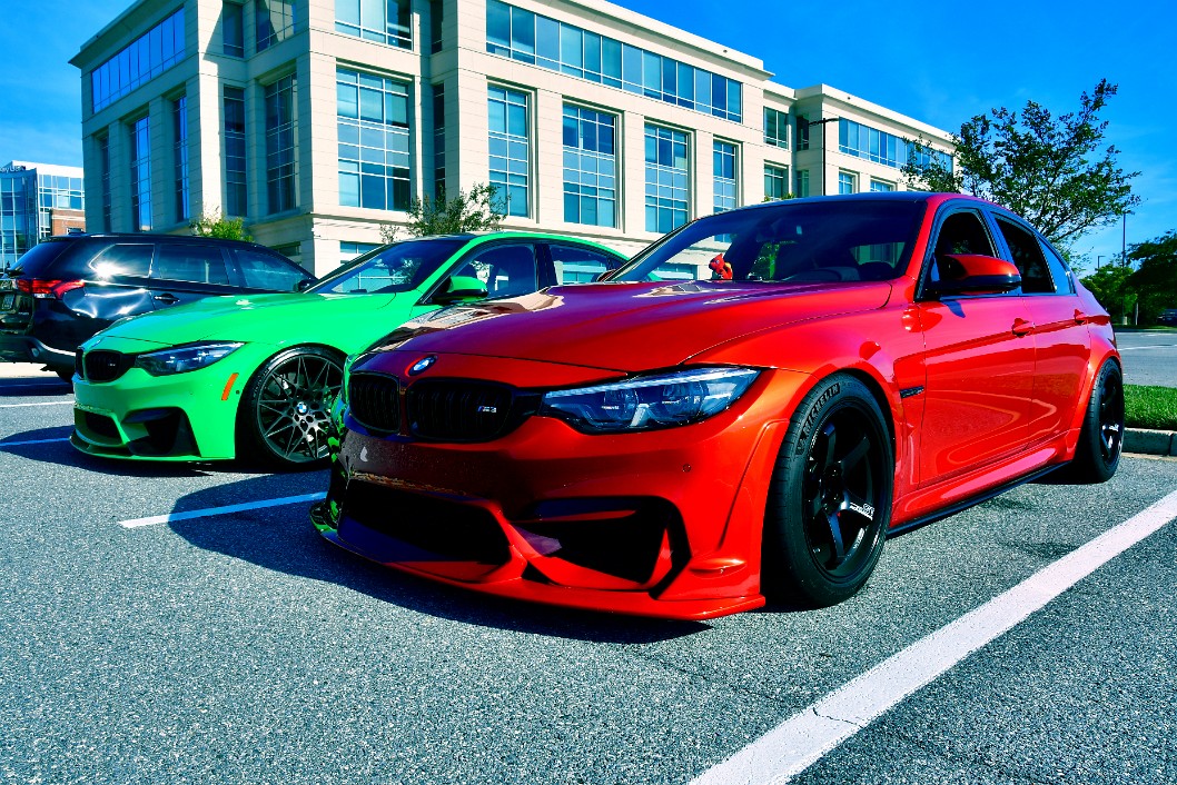 Two Very Bold BMW M3s