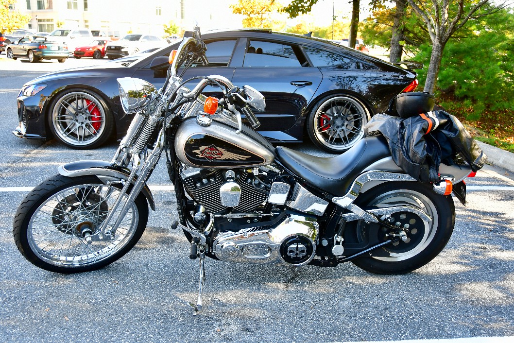 Harley-Davidson With a Skull