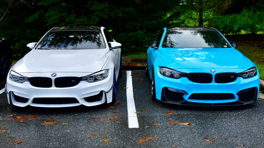 Double BMW M4s