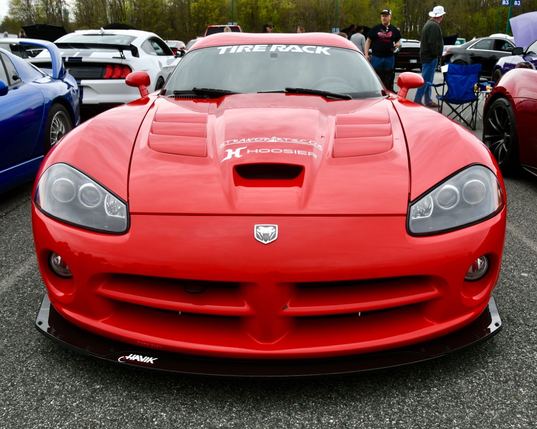 Intensely Red Dodge Viper