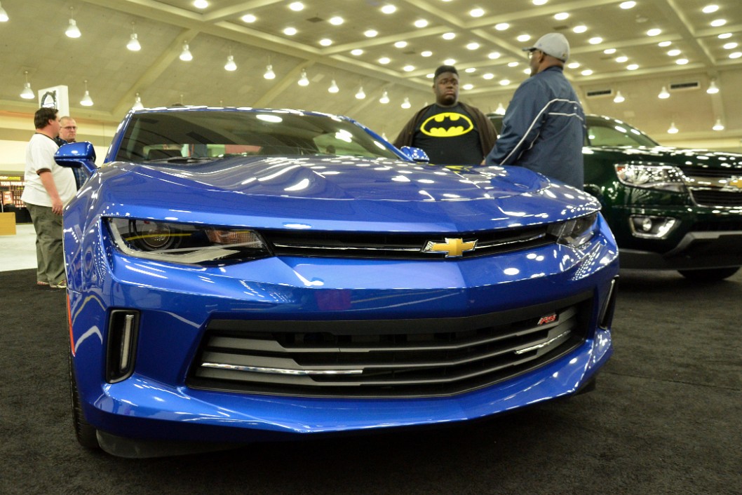 Batman and a Blue Camaro Batman and a Blue Camaro