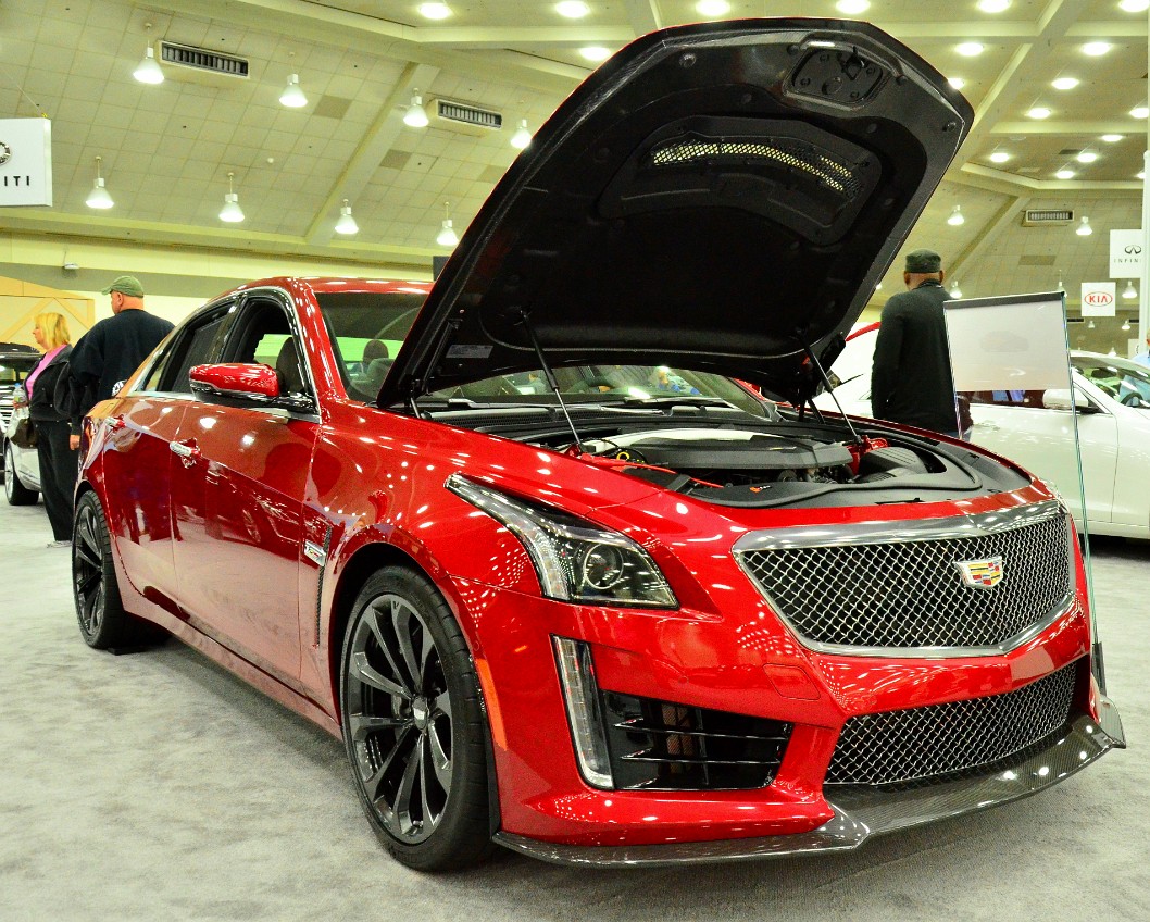 Hood Up on the Red 2017 Cadillac CTS-V Hood Up on the Red 2017 Cadillac CTS-V