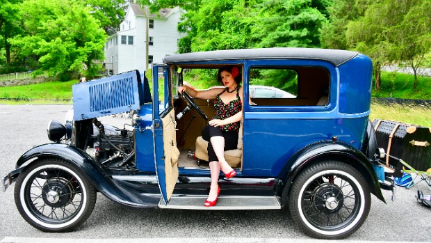 Blue 1928 Ford Model A