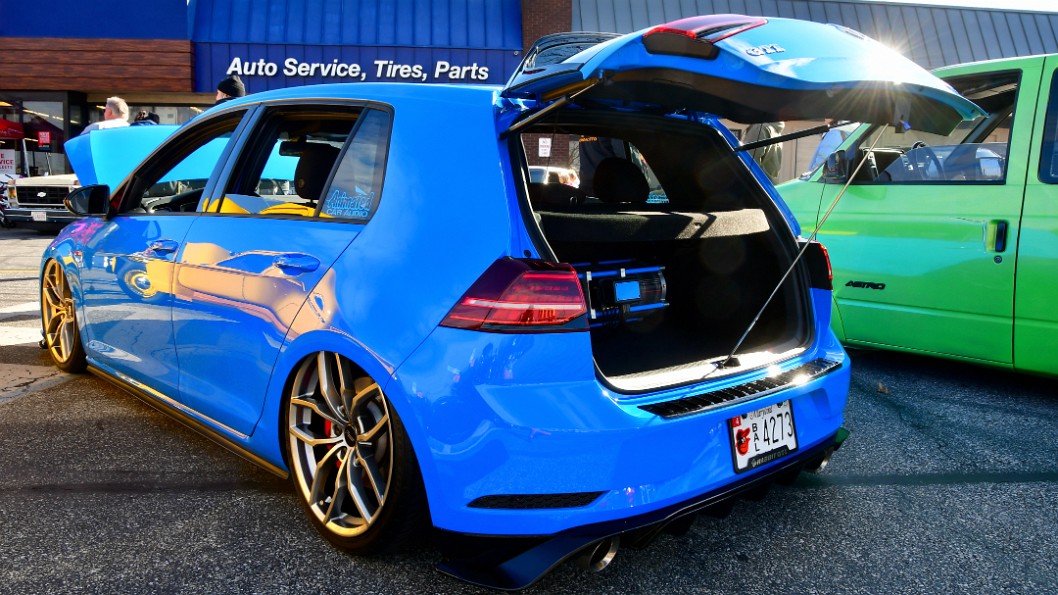 2019 VW GTI Rabbit Edition in Cornflower Blue