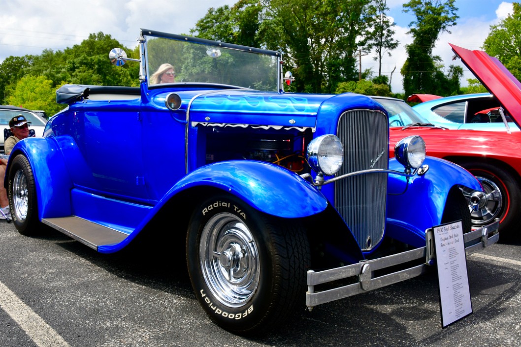 Powerful 1930 Ford Roadster in Ultra Blue Pearl