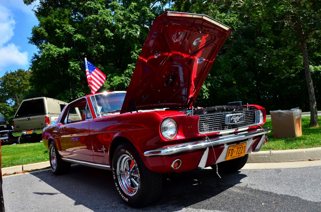 1966 Ford Mustang in Solid Red