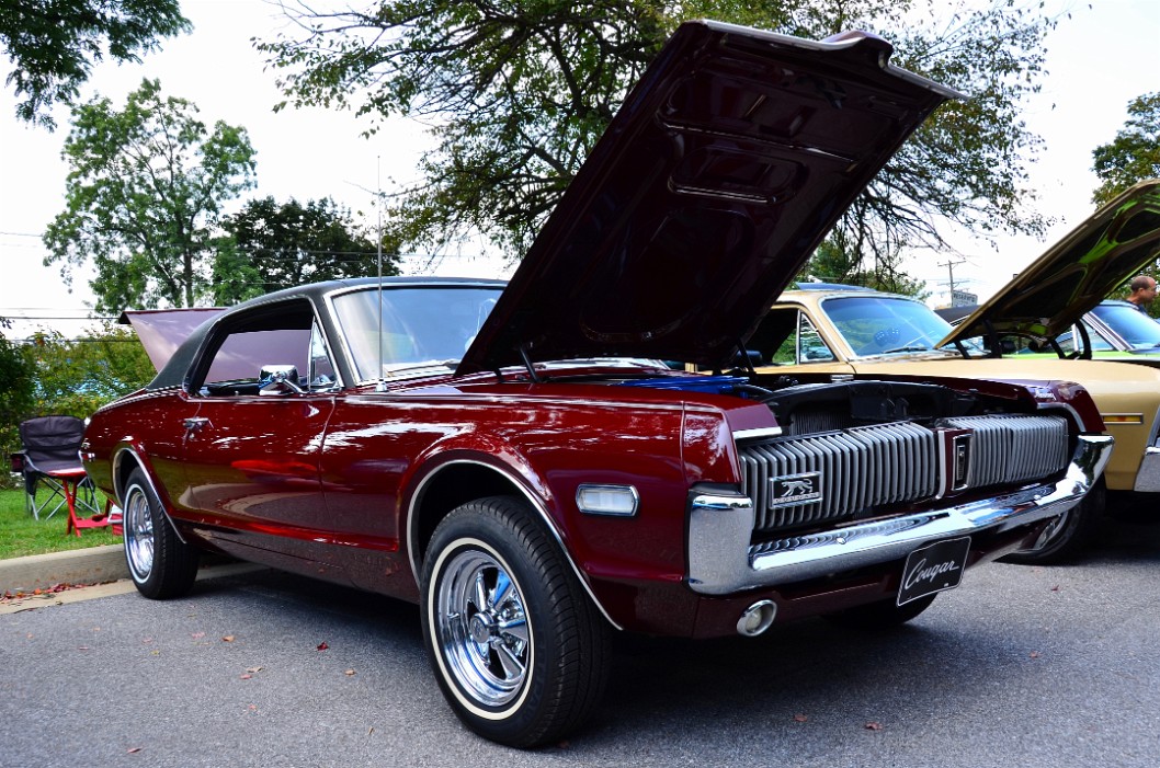 1968 Mercury Cougar in Deep Cherry Red