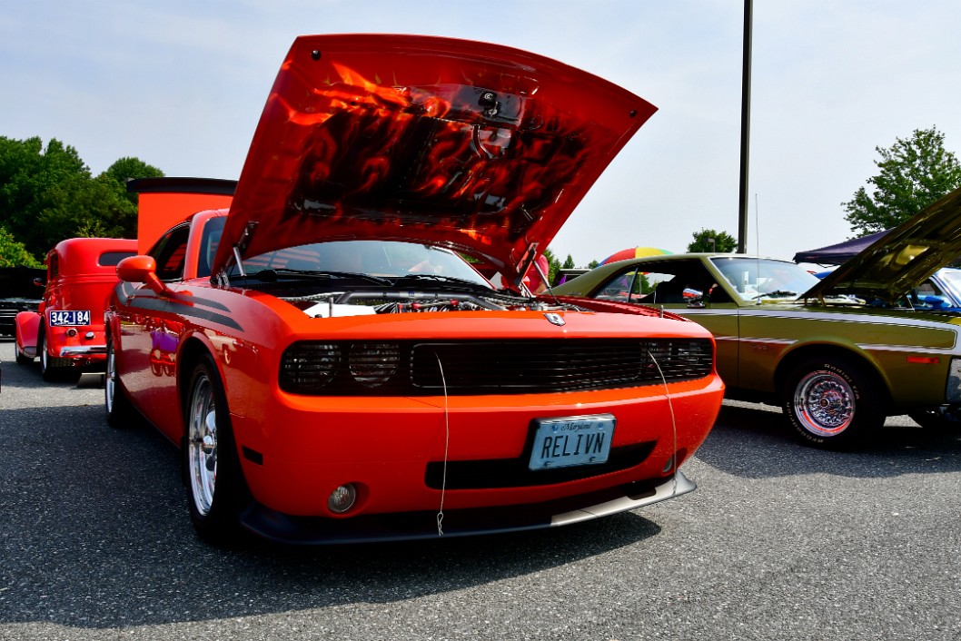 2009 Dodge Challenger With Flames