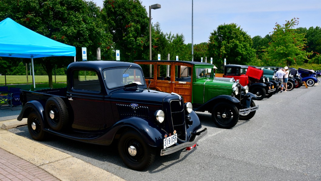 Old Fords in Many Colors