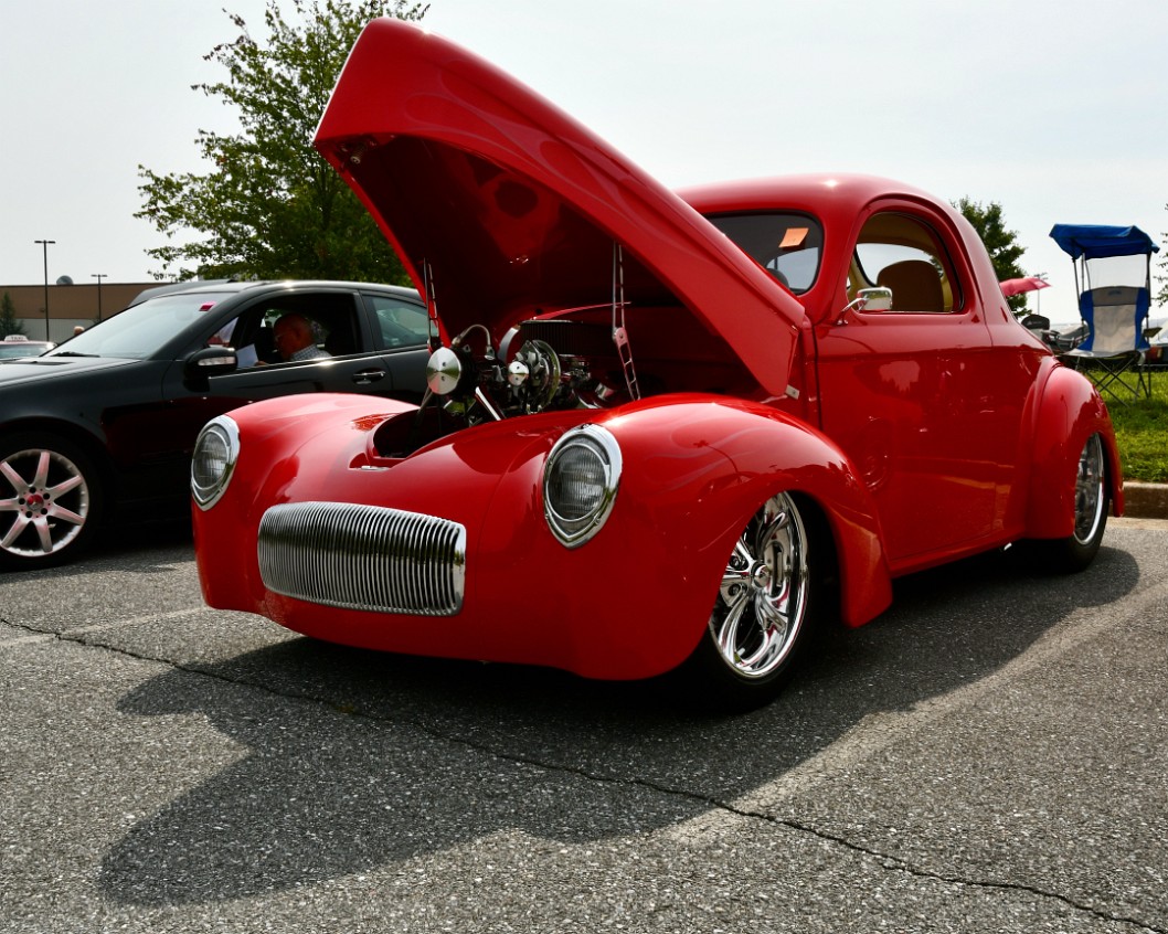 1941 Willys Coupe Hot Rod in Red