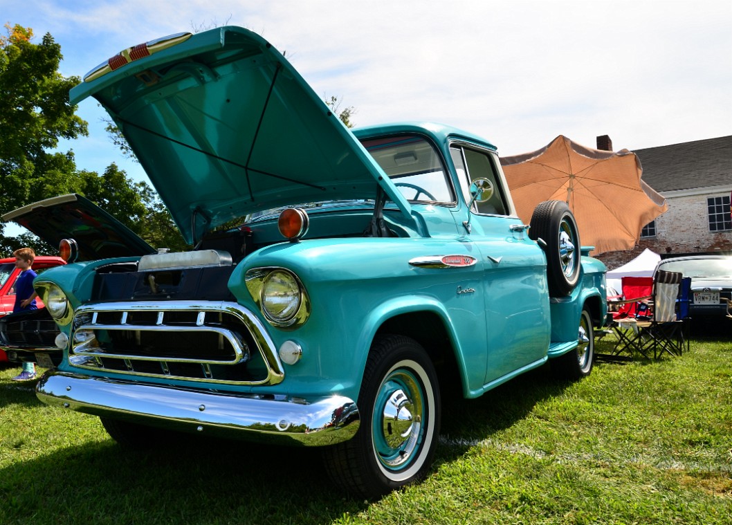 1957 Chevy 3100 Pickup in Sky Blue 1957 Chevy 3100 Pickup in Sky Blue