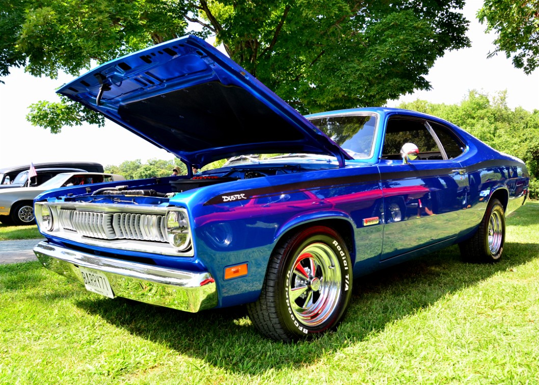 1971 Plymouth Duster in Electric Blue 1971 Plymouth Duster in Electric Blue