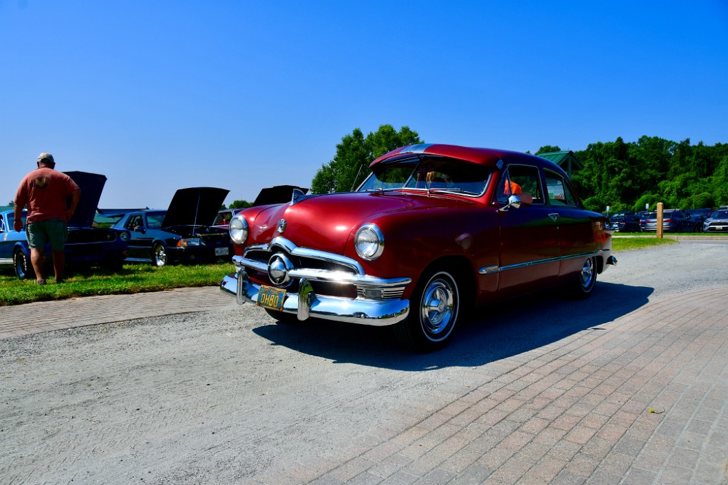 Classic 1950 Ford Rolling Through