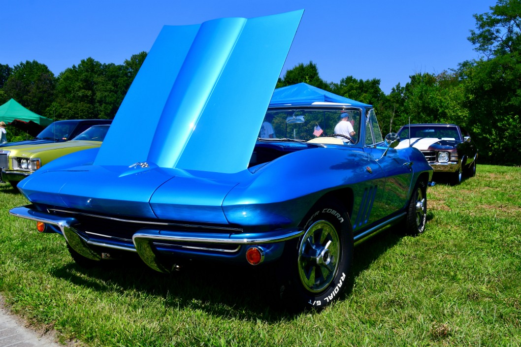 1965 Chevy Corvette in Amazing Blue and White
