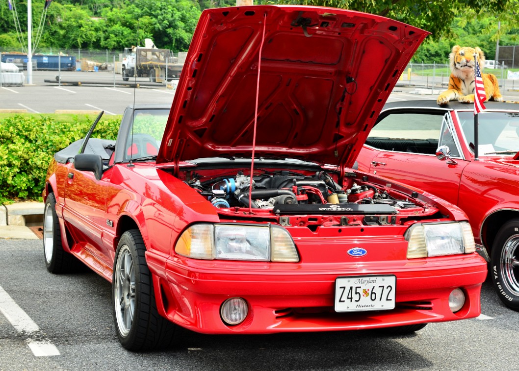 Nice Red 1990 Ford Mustang Nice Red 1990 Ford Mustang