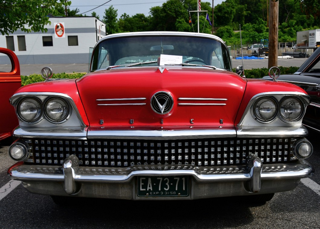 Head On View of a Two Tone 1958 Buick Special
