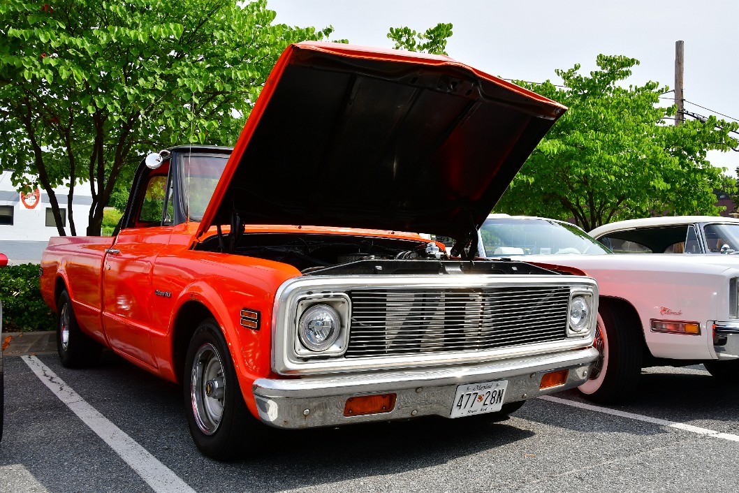 Orange 1972 Chevy C-10