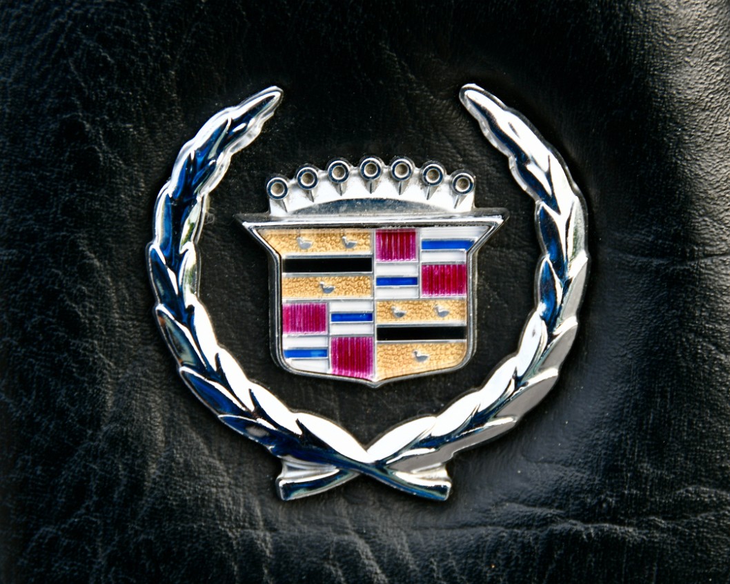 Cadillac Logo in Leather