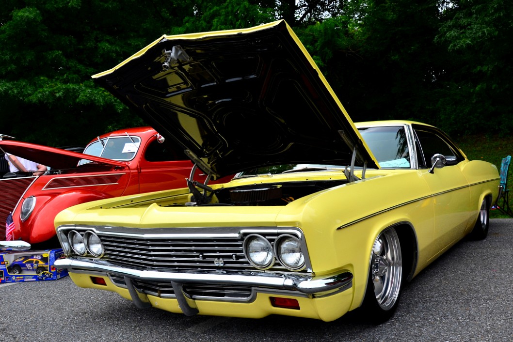 1966 Chevy Impala SS in Bright Yellow 1966 Chevy Impala SS in Bright Yellow