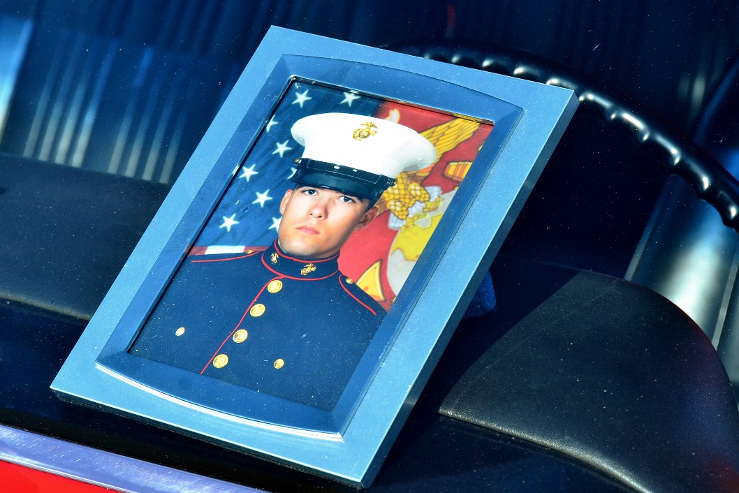 Marine Honored Marine Honored