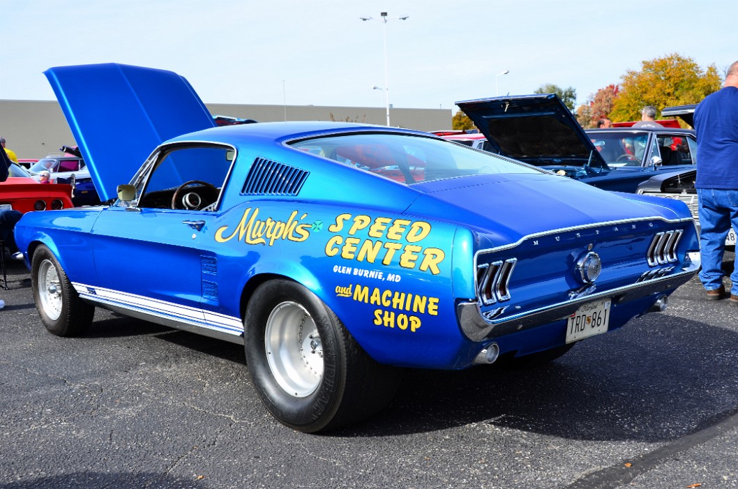 Blue Ford Mustang Fastback Blue Ford Mustang Fastback