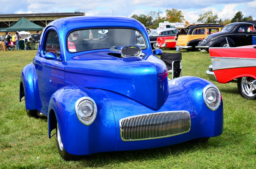 Electric Blue 1941 Willys Coupe Electric Blue 1941 Willys Coupe