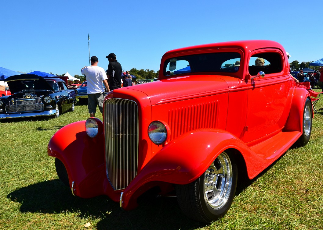 1933 Chevy Coupe in Bright Red 1933 Chevy Coupe in Bright Red