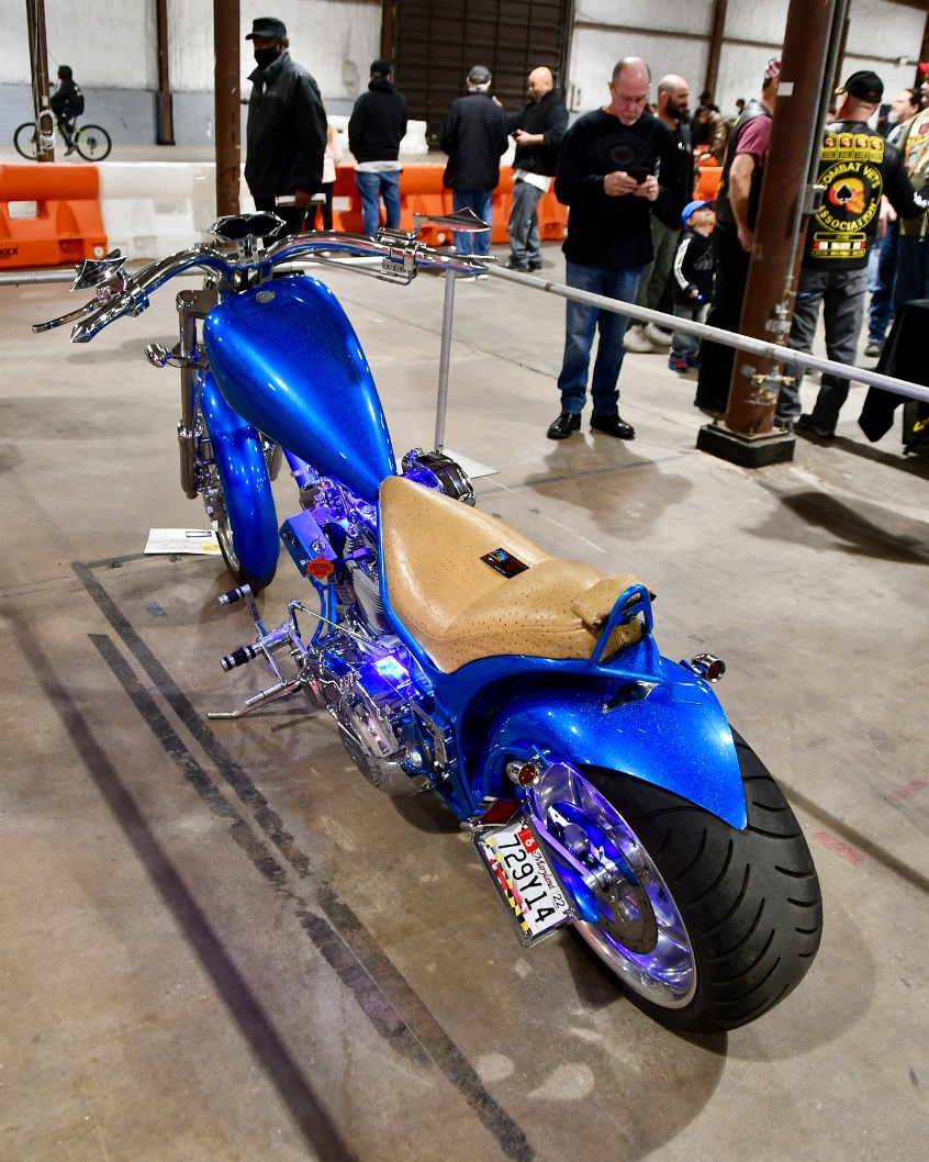 2006 Harley-Davidson Chopper in Sparkly Blue