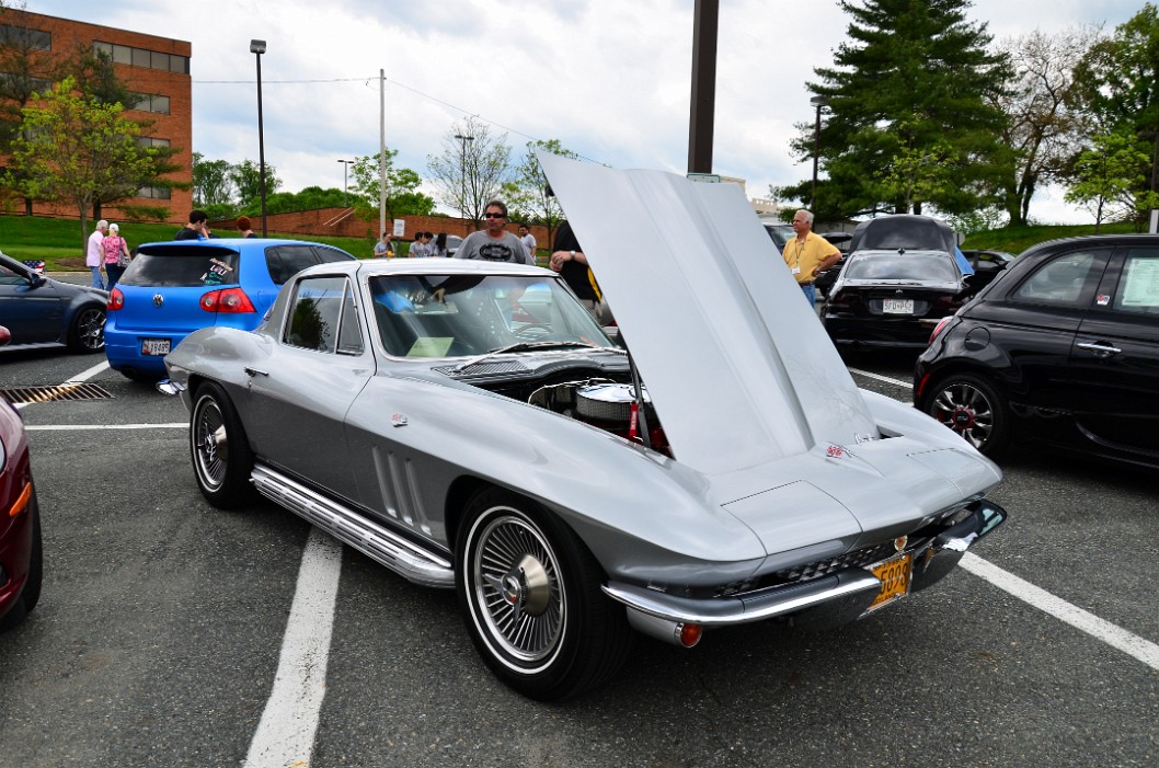 Grey Corvette From the 1960s Grey Corvette From the 1960s