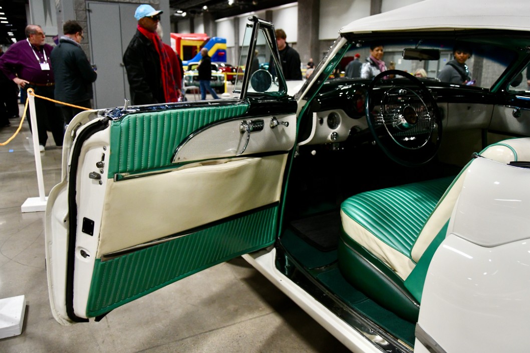 Teal-Green and White Interior