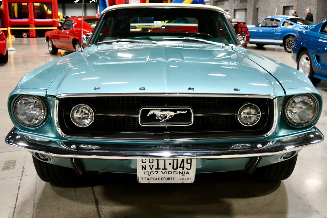 1967 Ford Mustang in a Powder Blue