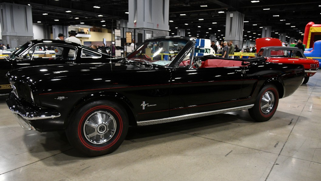 Black 1965 Ford Mustang